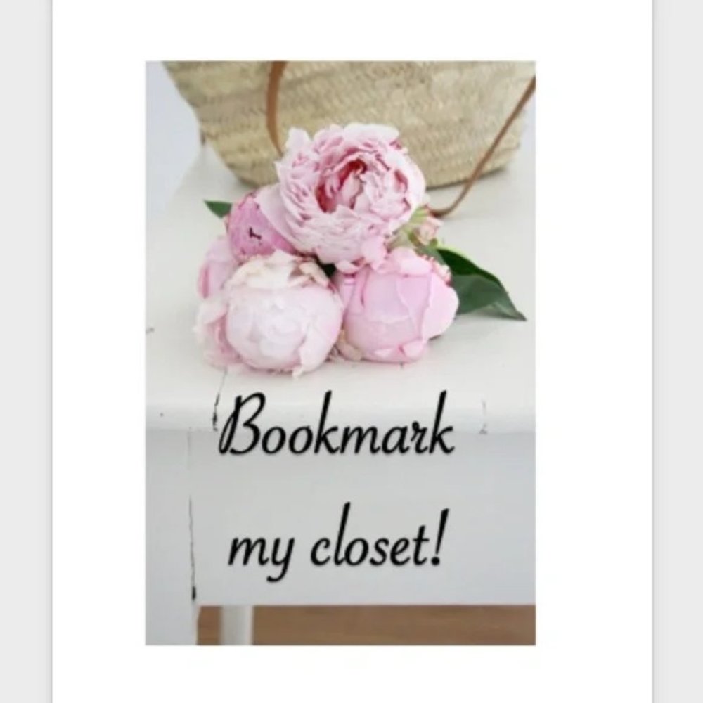LIKE this post to Bookmark My Closet!